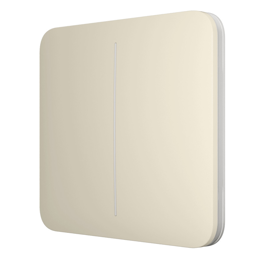 Кнопка Ajax SoloButton (2-gang) ivory для двоклавішного вимикача Киев - изображение 1
