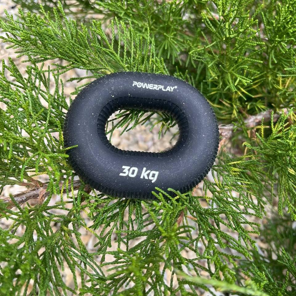 Эспандер кистевой силиконовый PowerPlay PP-4336 Hand Grip Hard 30 кг. Черный Киев - изображение 3