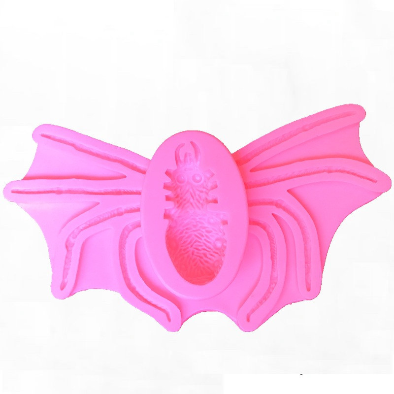 Молд силиконовый Паук 85 на 165 мм розовый Киев - изображение 8