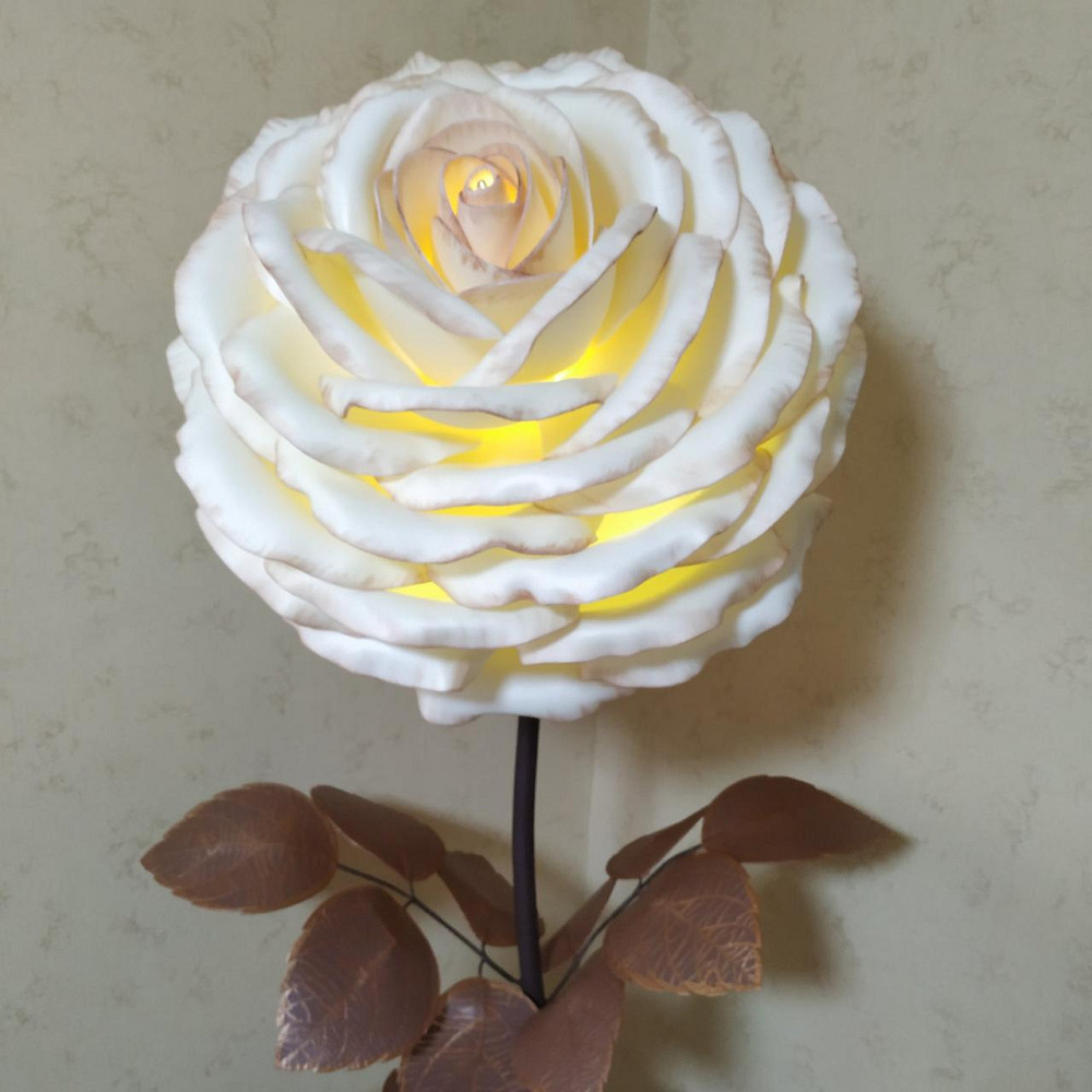 Торшер-нічник "Троянда Мідна красуня" Дніпро - фото 2