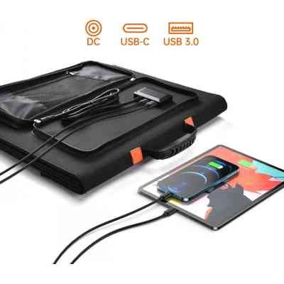 Портативна сонячна панель Choetech SC008-V2-BK 120W (SC008-V2-BK) Вінниця