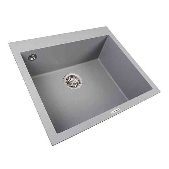 VALESO Кухонна гранітна мийка 5750 DAVINA VALESO сірий металік Коломыя