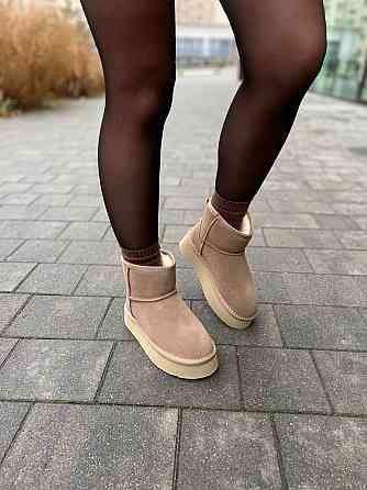 ITTS Угги жіночі ITTS A805-15 капучіно (зима, замша натуральна) (5736) 37 Коломыя