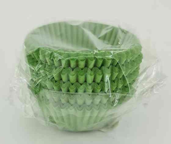 Тартолетка для чізкейк "Кругла зелена"D45 H26 (100шт)/6а/ (1 уп.) Харків