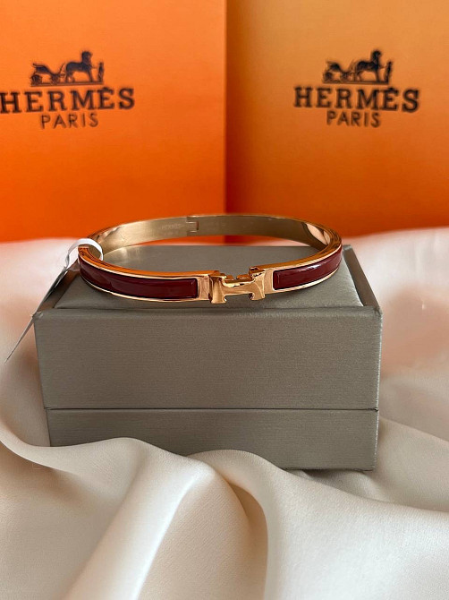 Браслет Hermes покриття золото 18К Одеса - фото 1