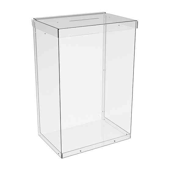 Ящик EKOSTAR без замка для пожертвований и сбора денег 220x150x330. Объем 11 литров Киев