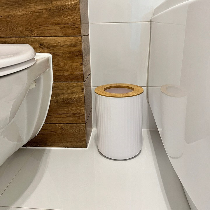 Набір аксесуарів для ванної кімнати 6в1 з бамбука Ruhhy (24635) Нововолинськ - фото 10