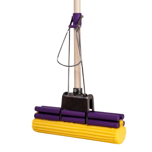 Швабра з віджимом м'яка губка 27см нерж.кий 87-115см 2027 МАКСУС+ Житомир - фото 2