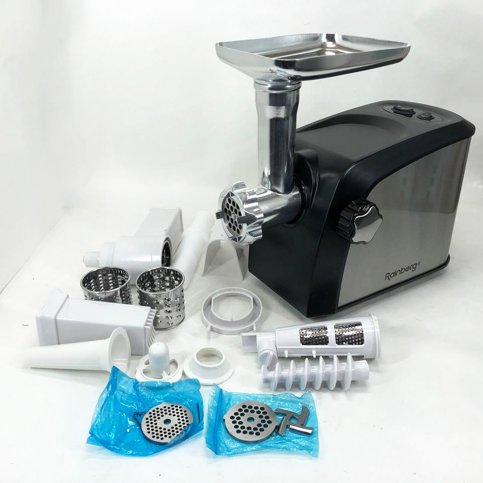 М'ясорубки для ковбаси Rainberg RB-673, Електрична м'ясорубка 2500 Електрична універсальна 'ясорубка YA-29 Львів - фото 3