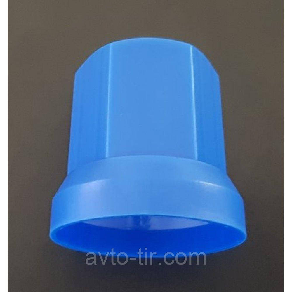 Ковпачок пластиковий на гайку колеса 32 мм синій високий Луцк - изображение 2