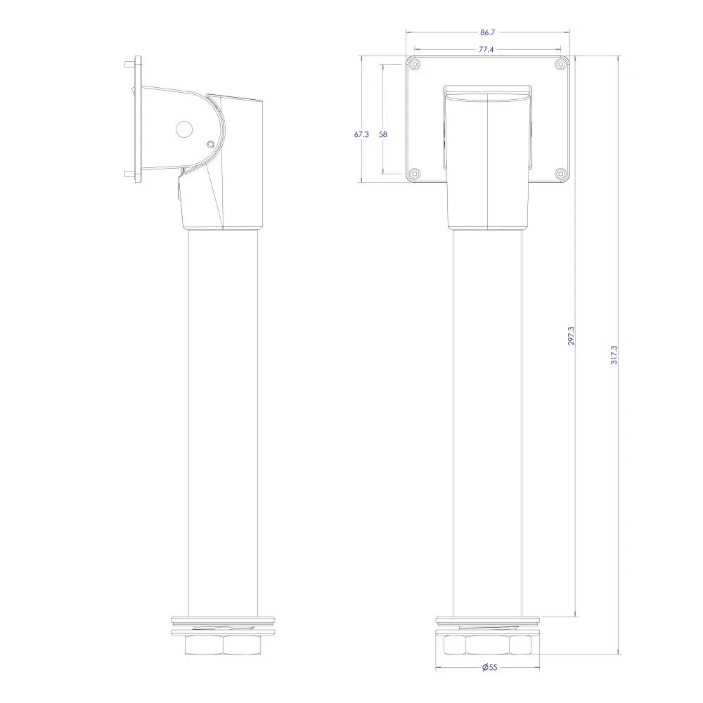 Кронштейн для термінала TVT TD-YZJ1002A (77-00467) Киев - изображение 4