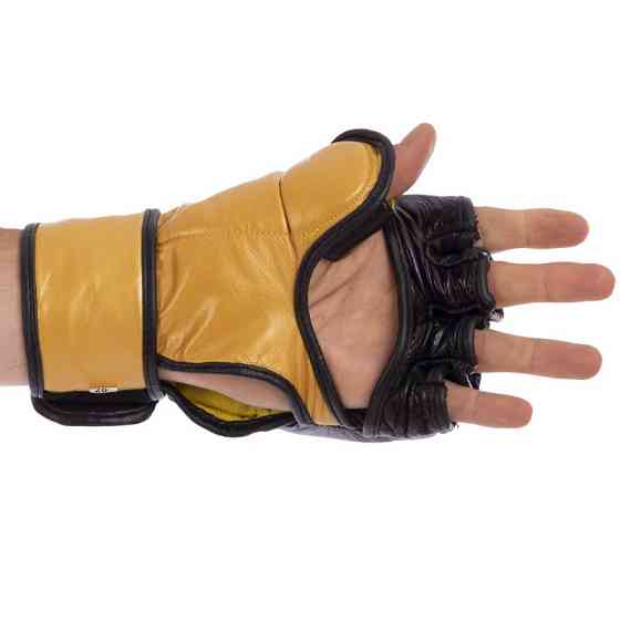 Рукавички для змішаних єдиноборств MMA шкіряні MATSA ME-2010 розмір M-XL кольори в асортименті Рукавички для боксу та єдиноборств Київ