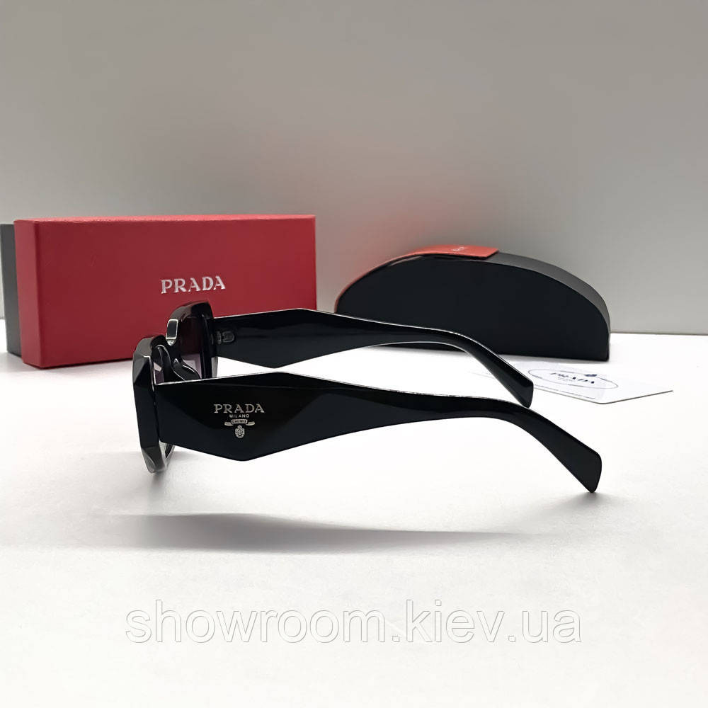 Женские брендовые солнцезащитные очки Prada (7986) Киев - изображение 5