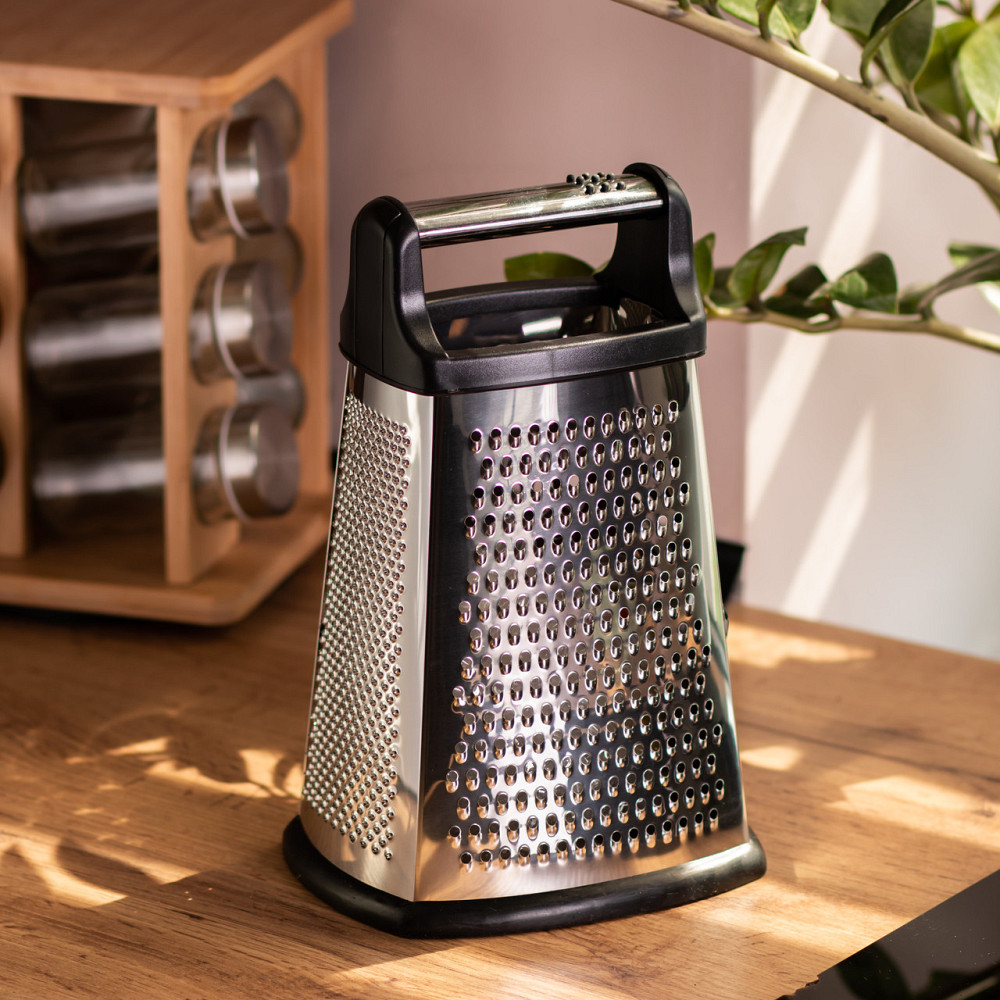 Терка ручна для овочів і фруктів чотиристороння 16×13×25 (см) HP-8-6 Коломия - фото 8