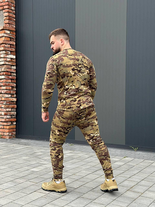 Тактична чоловіча термобілизна мультикам військовий комплект термобілизни мультикам усі розміри WAR Львів - фото 7