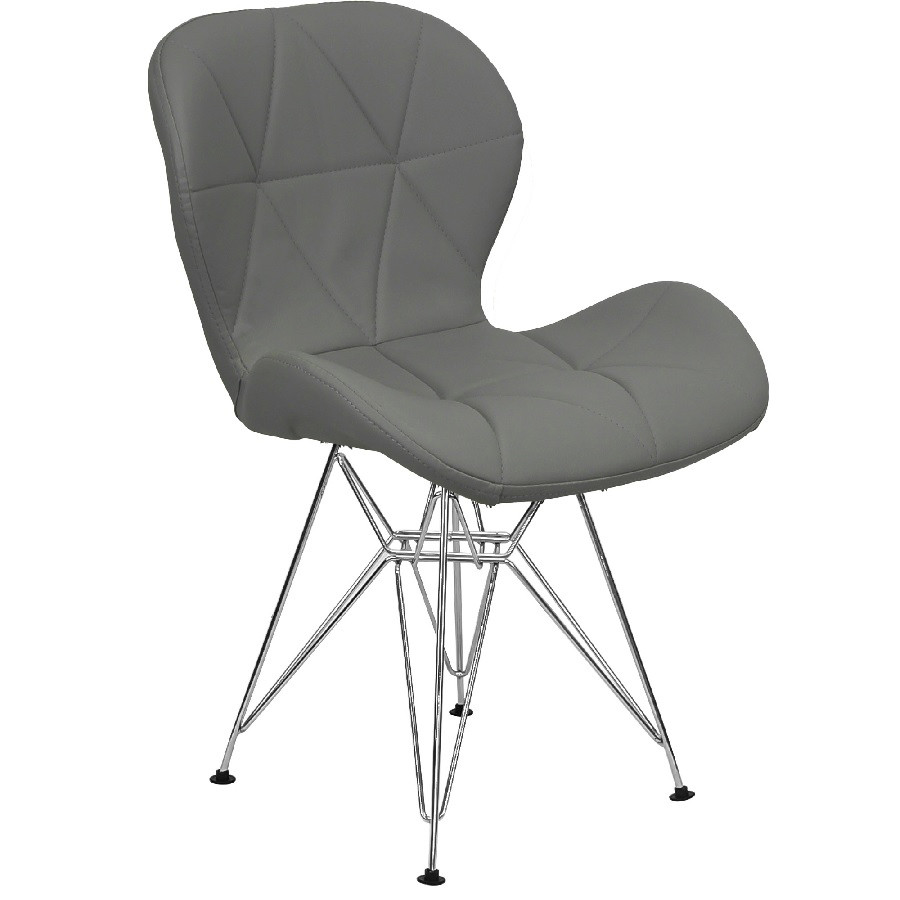 Стілець Стар S екошкіра сіра Дніпро - фото 2