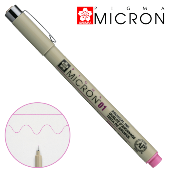 Лінер PIGMA MICRON (0.1) 0,25мм Рожевий Sakura Київ
