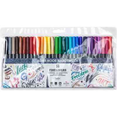 Лайнер Koh-i-Noor набір Асорті 0.3 мм пластик 30 шт (777030) Вінниця