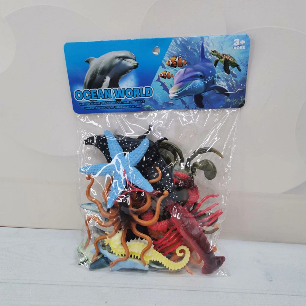 Набір тварин Океан 18 морських тварин корали водорості (0412-64 F) Чернігів - фото 4