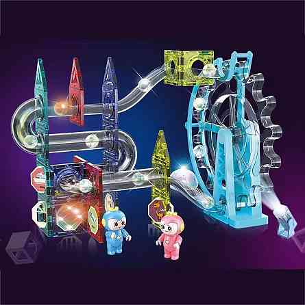 Конструктор магнитный цикличный с свето-звуковыми эфектами на 80 деталей Каменец-Подольский