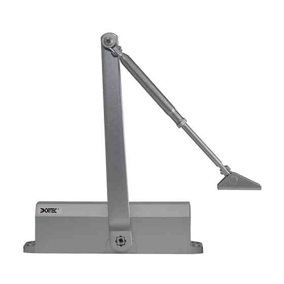 Дверний доводчик Dortec DT-65H Silver з фіксацією дверей у відчиненому положенні (63-00056) Київ