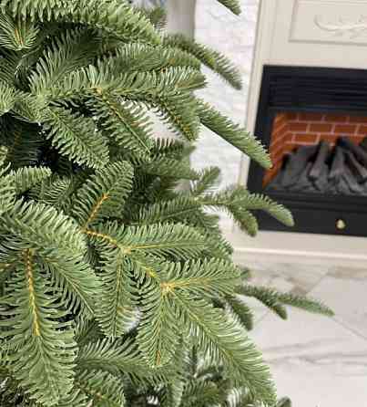 Литая Бельгийская елка с густой хвоей (Зеленая) 1.9м Киев