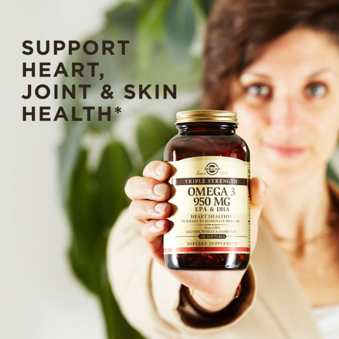 Омега-3 потрійної сили (Omega 3 Triple Strength) 950 мг 50 капсул Київ - фото 3