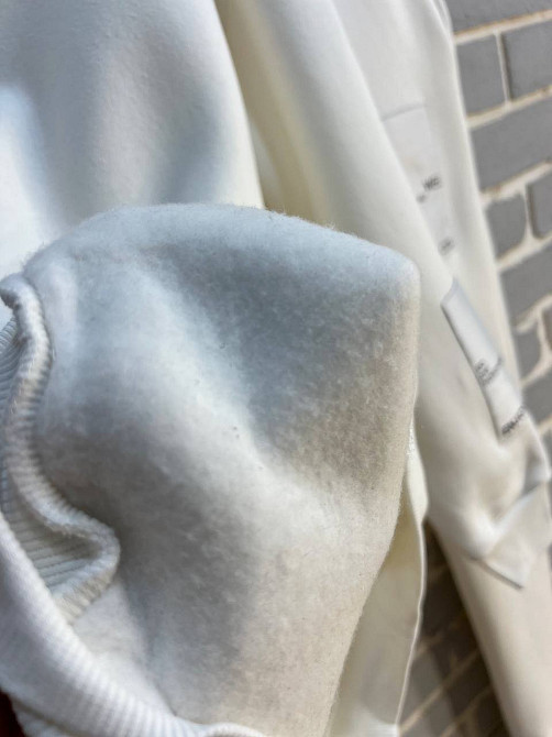 Костюм женский ENJOY 2920 худи с капюшоном брюки резинка нашивка утепленный флис белый, белый, L Киев - изображение 20