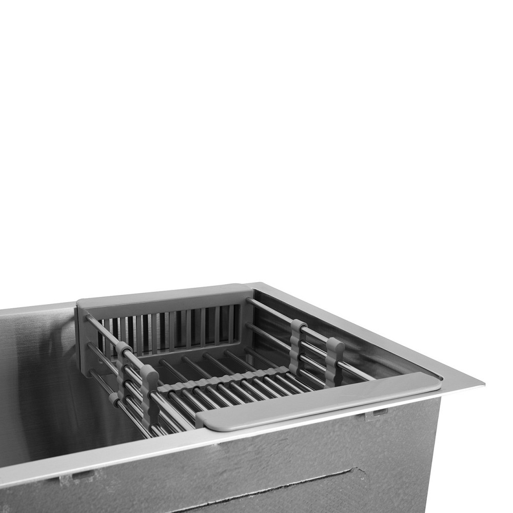 Кухонная мойка с нержавеющей стали Kroner KRP Gebürstet - 48х43HM ​​(3/1 мм) Киев - изображение 5