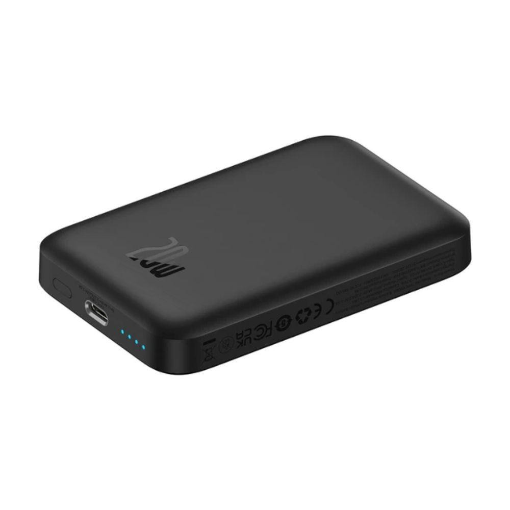 Зовнішній акумулятор Baseus Magnetic Mini Air Wireless Fast Charge Power Bank 6000mAh 20W Cluster Black（With Simple Series Киев - изображение 8