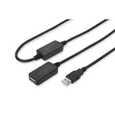 Дата кабель USB 2.0 AM/AF 20.0 m active Digitus (DA-73102) Винница