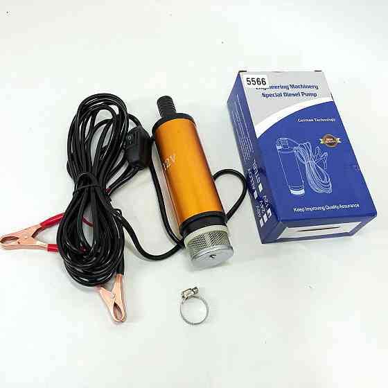 Дизельный насос погружной 12В 12v 12л/мин, Мобильные насосы для перекачки топлива AF-24 Львов