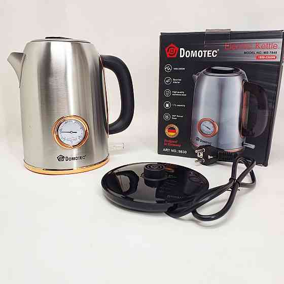 Хороший чайник для дома Domotec MS-7849 2200 Вт, Электрочайник нержавейка, Чайник для дома удобный PQ-78 Львов