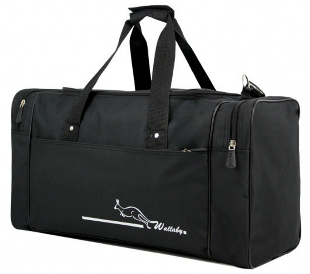 Сумка спортивная Wallaby 3050 30х55 черная S305001 Киев - изображение 1