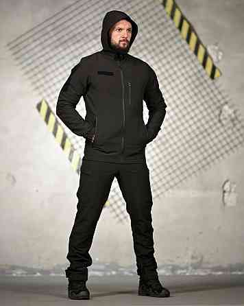 Эластичная тактический костюм agony черный НП4880 Одесса