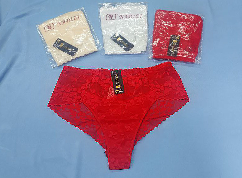 Мереживні жіночі труси Червоний 2XL Харків - фото 1