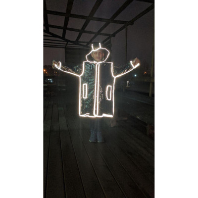 Дощовик дитячий Yes зі світловідбиваючим кантом, розмір L (706948) Вінниця - фото 3