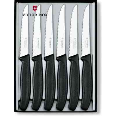 Набір ножів Victorinox SwissClassic Steak Set 6 шт Black (6.7233.6) Вінниця