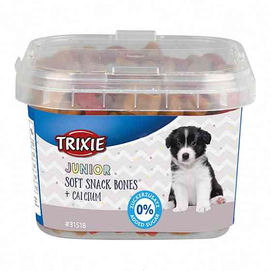 Trixie (TX-31518) Junior Soft Snack Bones м'які ласощі для собак з куркою, бараниною та лососем 14 г Вінниця