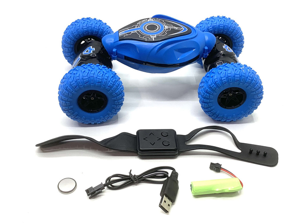 Машина на радіокеруванні 2.4G акумулятор USB зарядка змінює форму світло 28см Синя (3688-G106A) Чернігів - фото 6