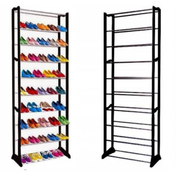 Полиця-трансформер для взуття на 6 секцій 30, Містка етажерка для взуття секцій Стелаж під CE-75 Львів - фото 2
