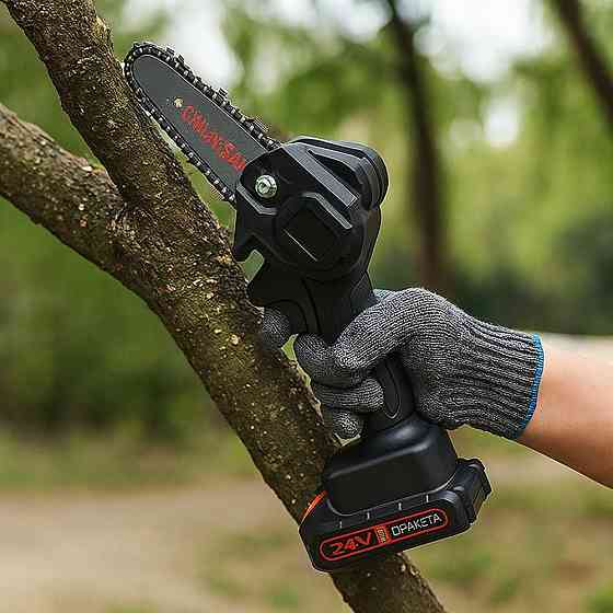 Аккумуляторная цепная пила 6'' + 1 АКБ 24В SBR Киев