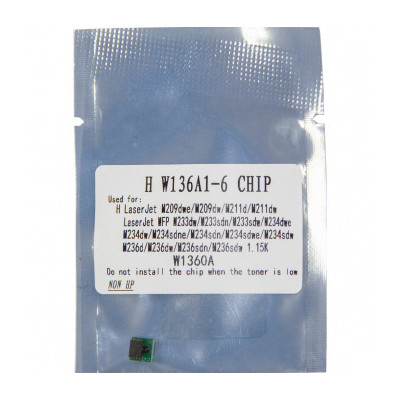 Чип для картриджа HP LJ M211/M236, 136A Black WWM (JYD-HW1360A1) Вінниця - фото 1