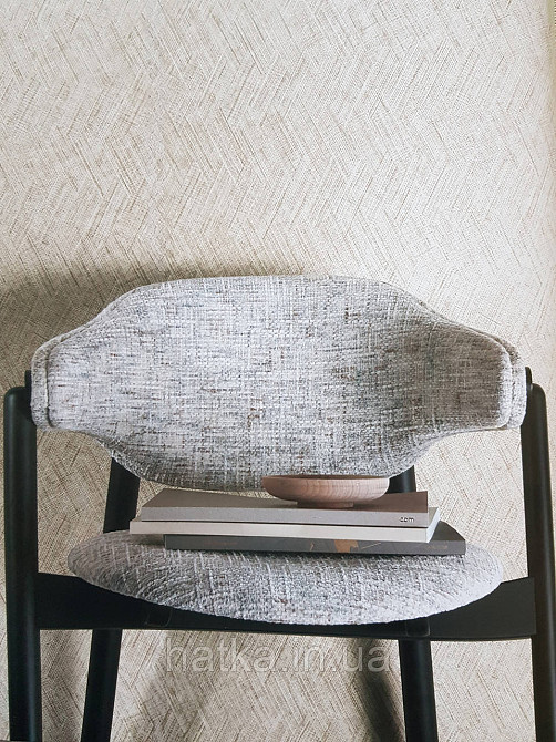 Шпалери вінілові Grandeco Textured vibes 0.53x10 геометрія під паркет структурні бежеві Київ - фото 1