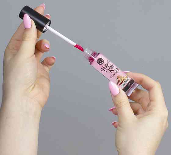 Блеск для губ с эффектом вибрации Secret Play - LIP GLOSS Vibrant Kiss Sweet Popcorn, 6 грамм Sex Aura Киев