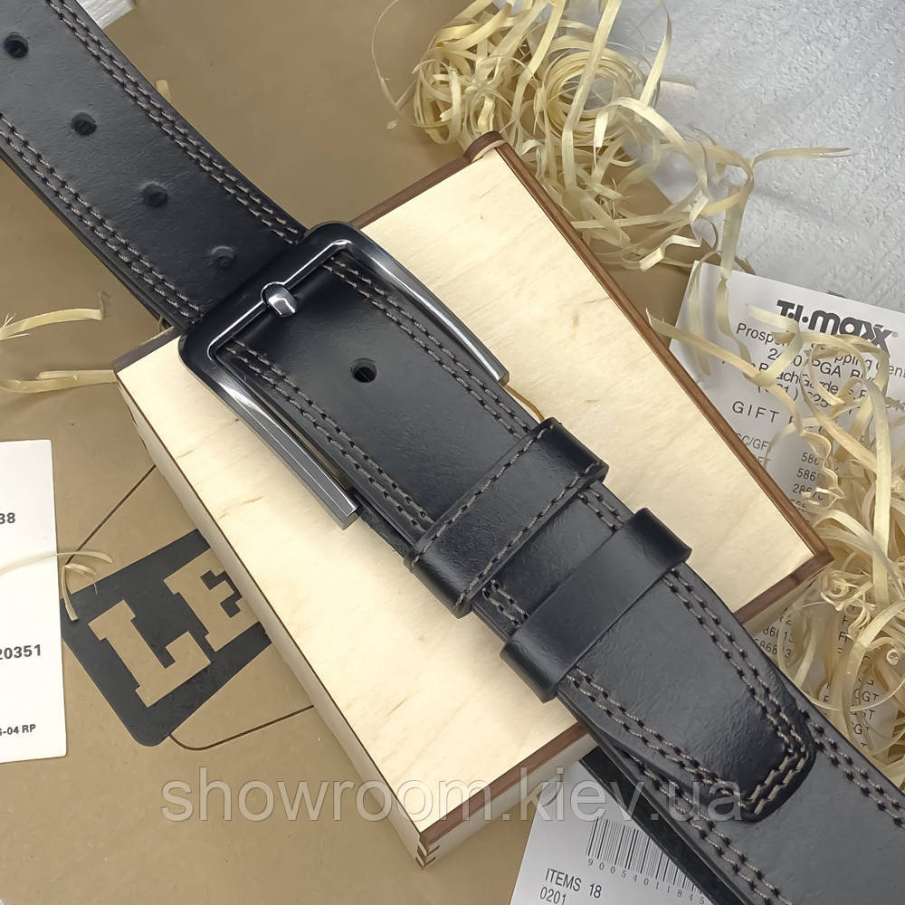Мужской кожаный ремень Leather Collection (7806) Киев - изображение 5