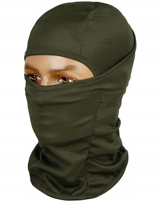 Універсальна Балаклава багатофункціональна термоактивна 1 отвір Mil-Tec від Sturm (12110101) Olive Нововолинськ - фото 2
