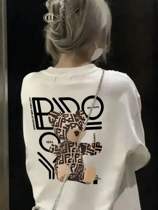 Футболка женская с принтом  42 Белая 2664082584 Днепр - изображение 1