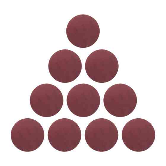 Круг наждаковий на липучці 125 мм, папір клас E, щільність 220 г/м², К400, 10 од. INTERTOOL BT-0569 Київ