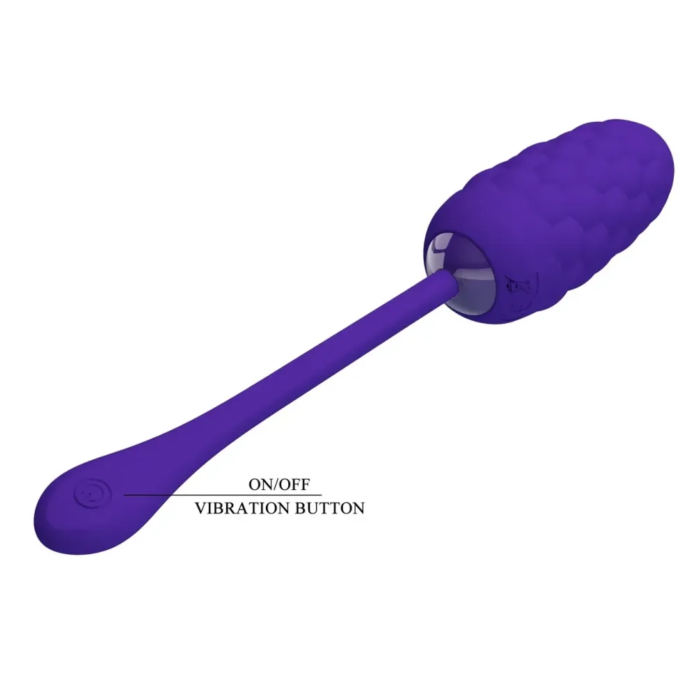 Виброяйцо с рельефным дизайном Pretty Love - MARINA EGG Purple, BI-014708-3 Sex Aura Киев - изображение 10